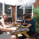 Enjoying Pub Hospitality